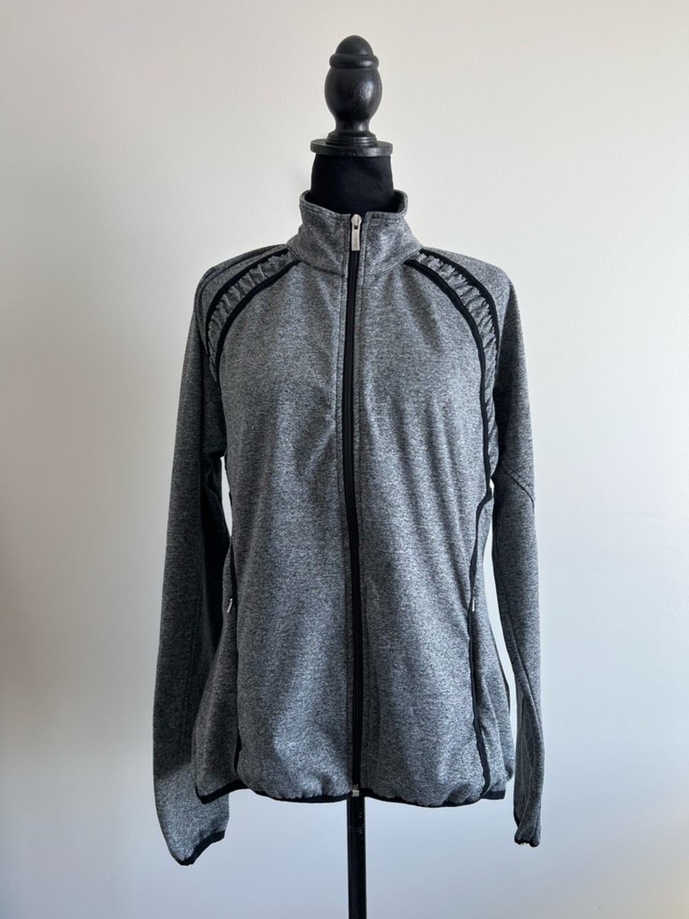 Ariat Heather Gray Full-Zip Utility Jacket